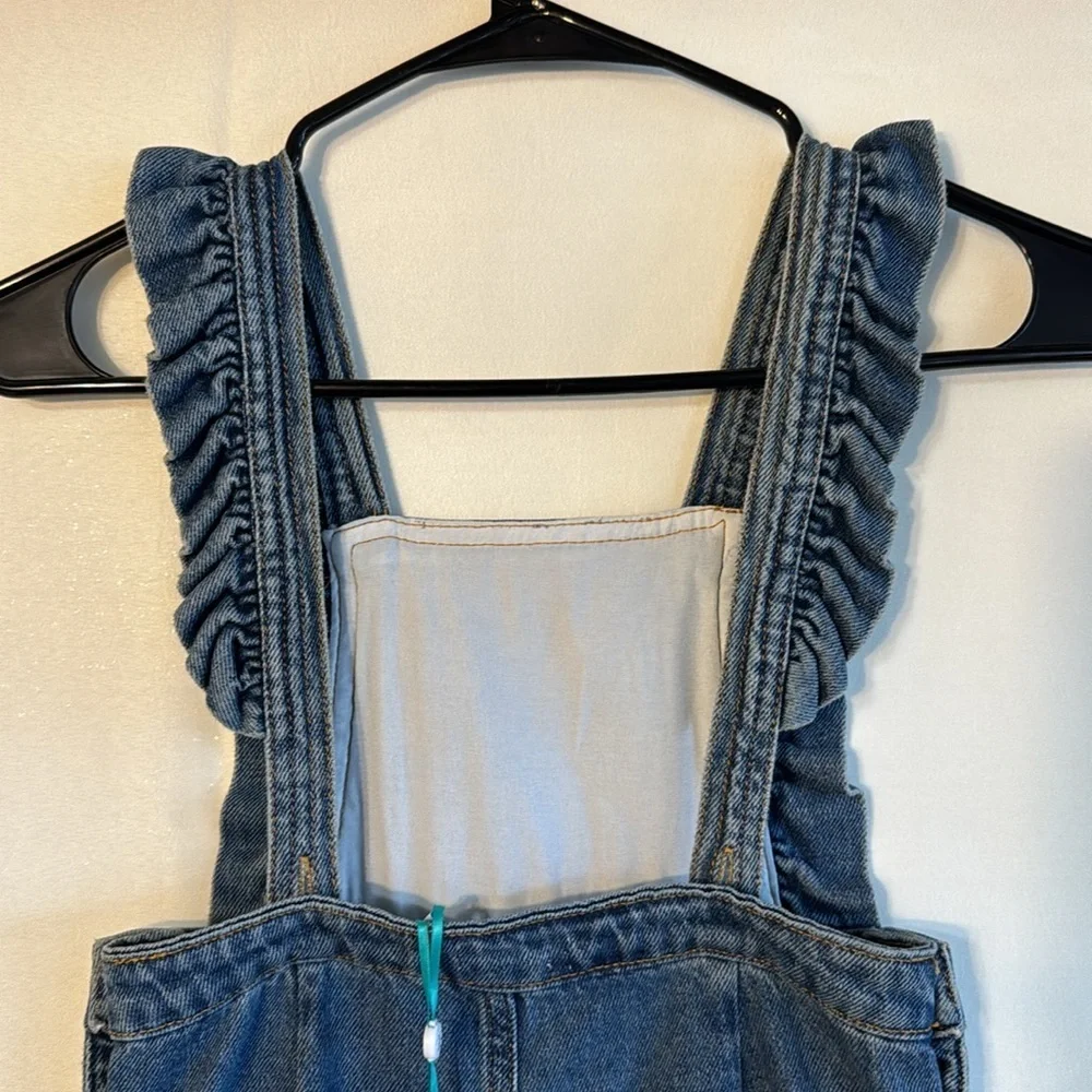 ABEL & LULA DENIM DENIM ROMPER . Kids 6 yrs